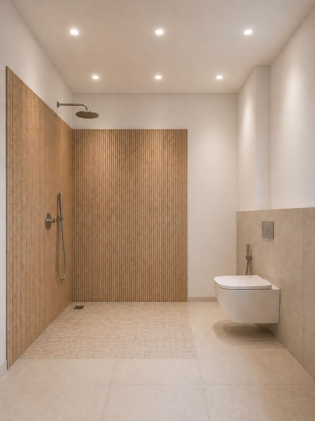 Barrierefreies Duschbad (Wohnung 2)