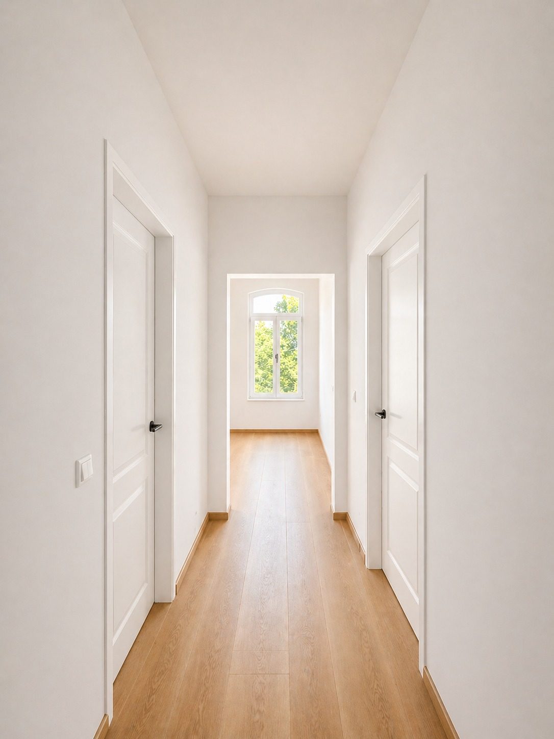 Lichtdurchfluteter Flur (Wohnung 5)